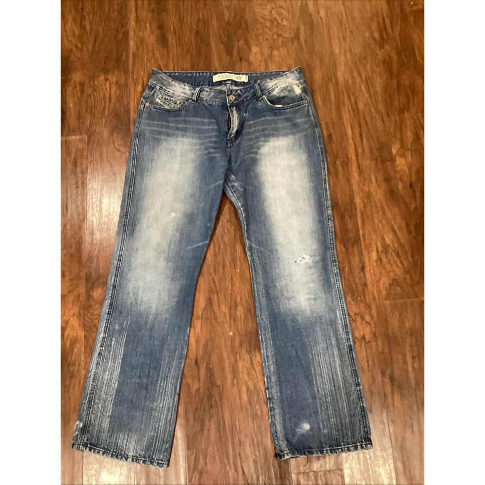 Diesel Industry Mens Jeans X-Rotuck. Lue Straight Fit Denim Size 36
